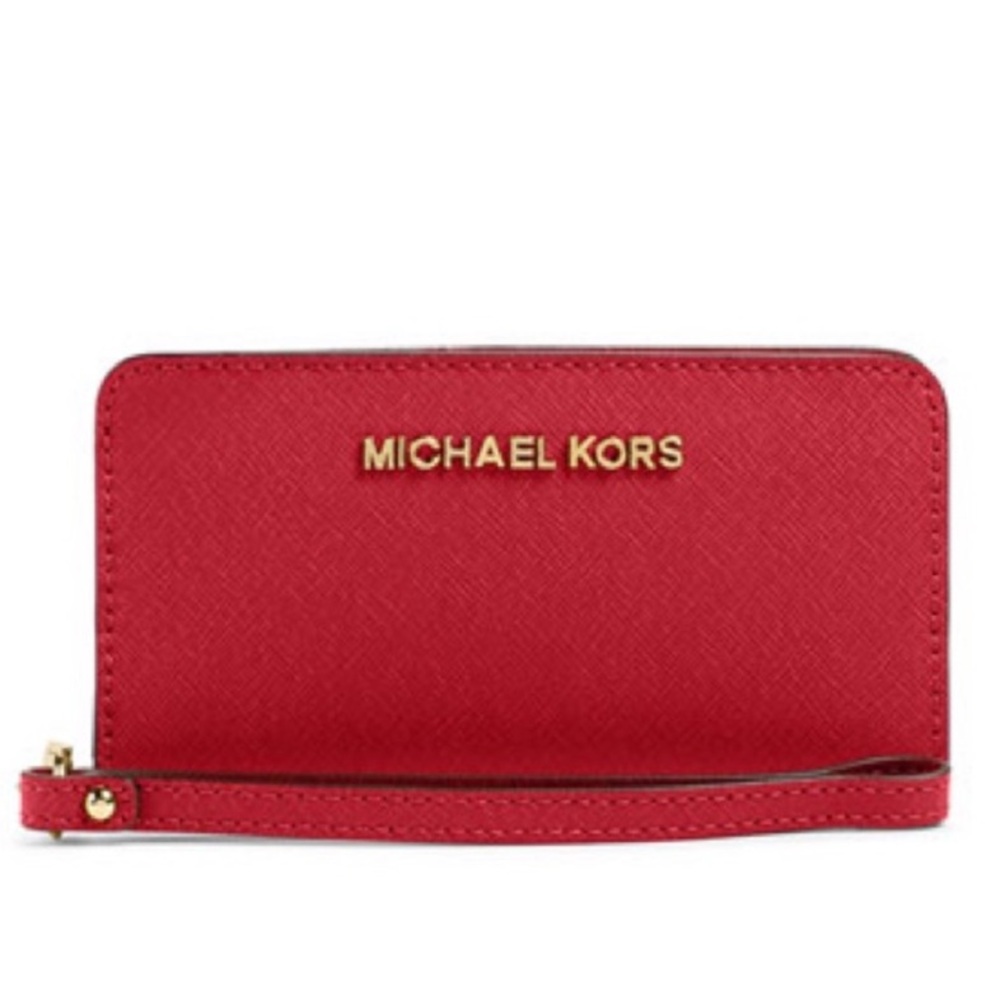 Michael Kors Jet Set Travel Slim Tech Wristlet